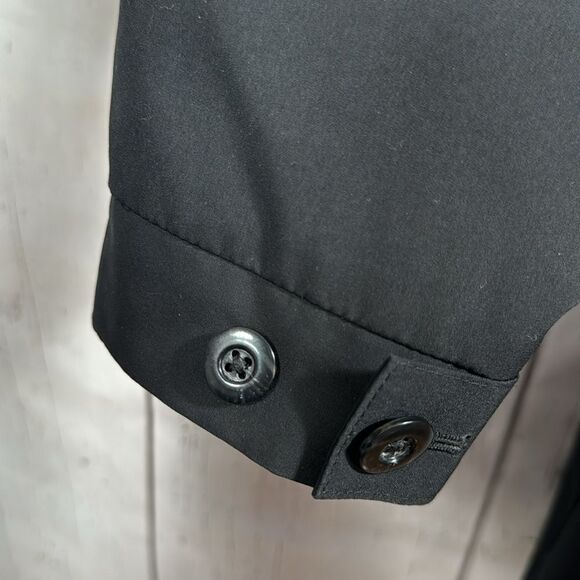 Vintage L.L. Bean Womens Black Utility Field Jacket Size L Outdoor Quiet Luxury - Picture 6 of 16